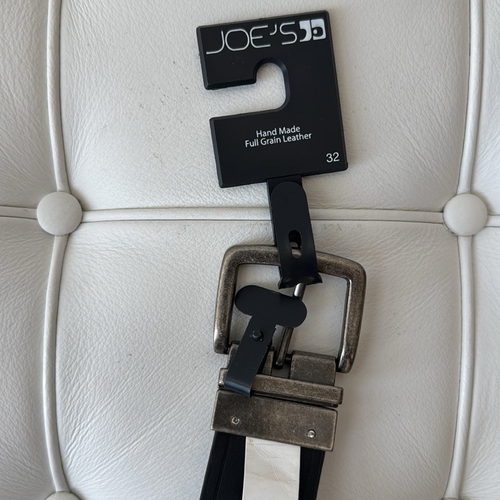 Joe’s Reversible Leather Belt Size 32